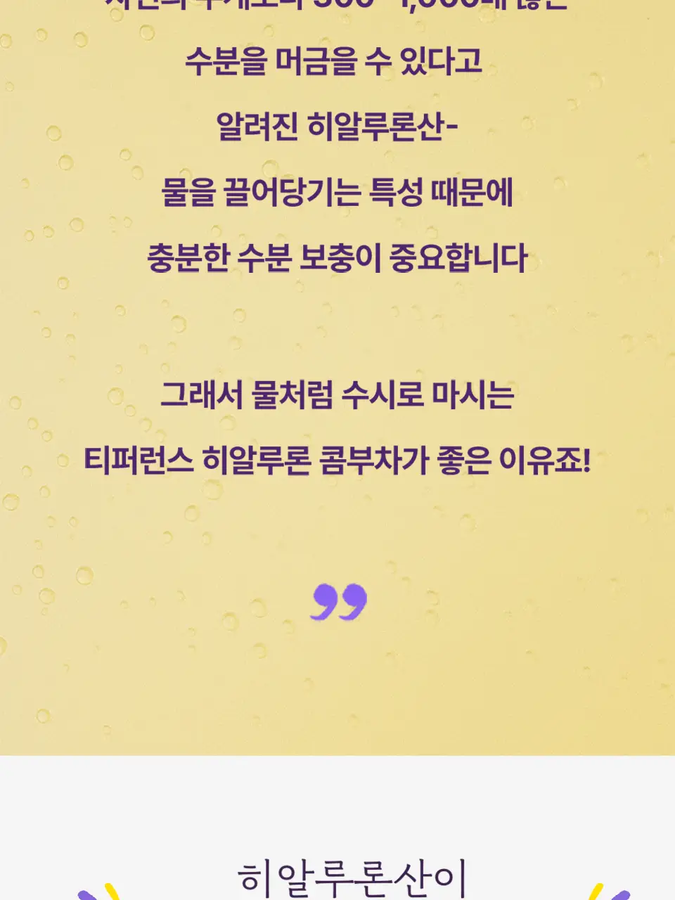 [2025 어워즈] 티퍼런스 히알루론 콤부차 10T 3종 (어워즈 한정기획/블루베리/레몬) 상세페이지 12